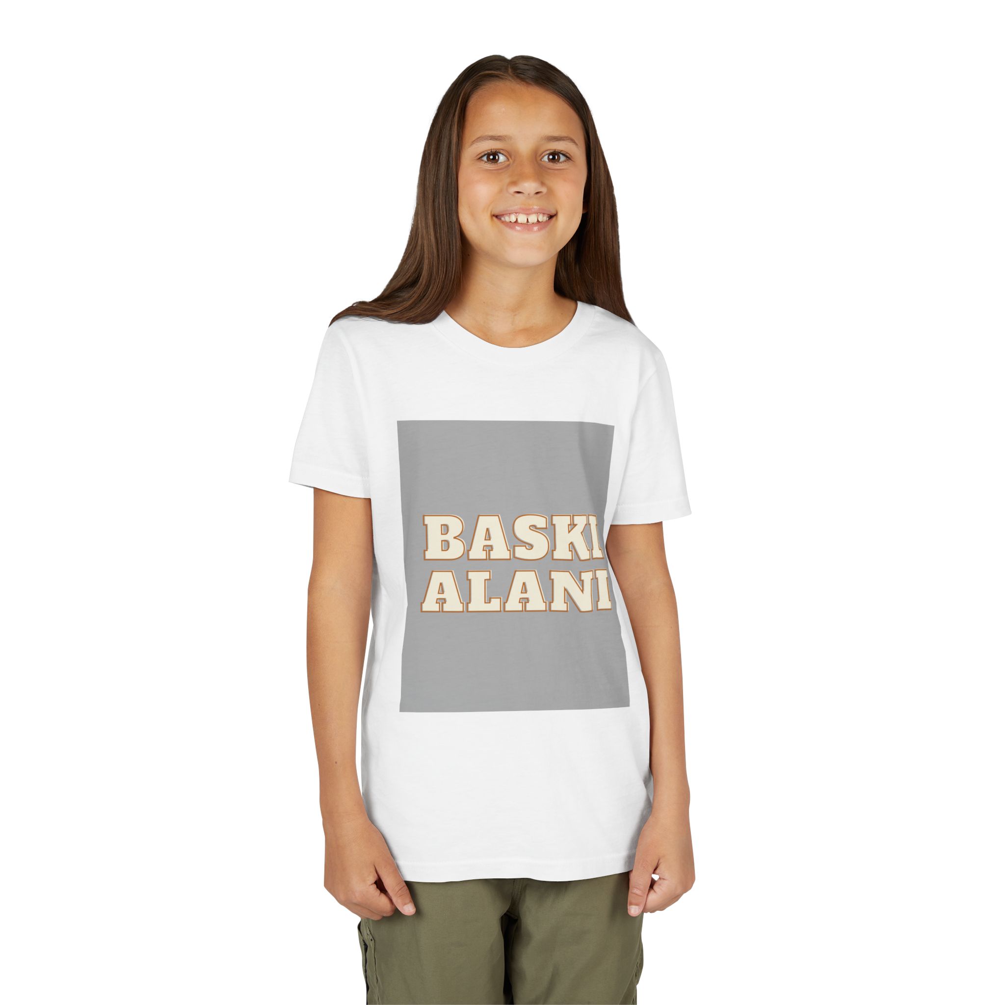 Kendin Tasarla Beyaz %100 Pamuk Çocuk T-Shirt