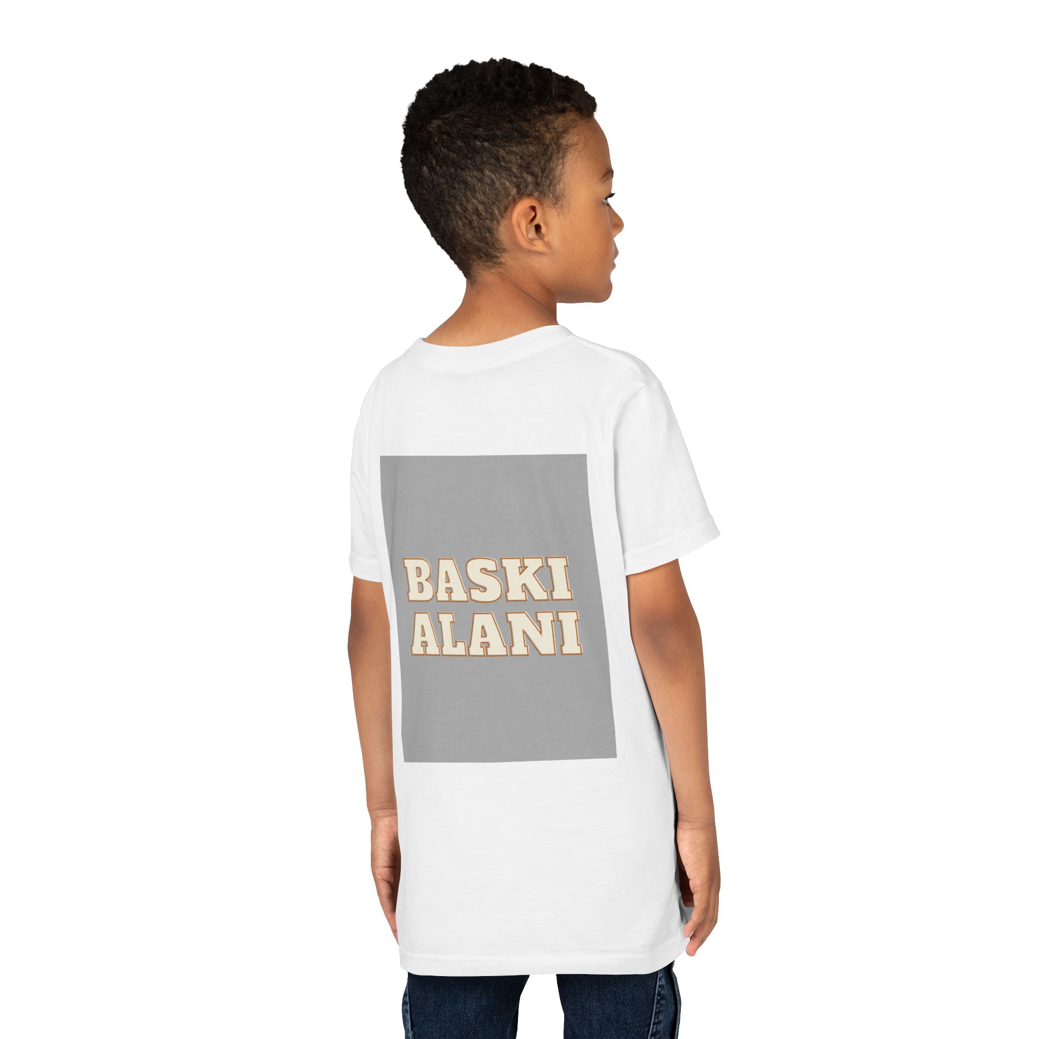Kendin Tasarla Beyaz %100 Pamuk Çocuk T-Shirt - Görsel 2